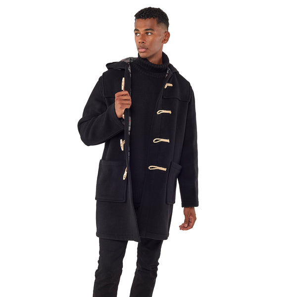 Mens toggle coat with on sale hood