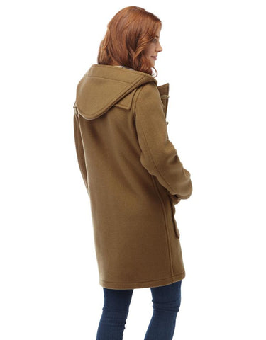 Women's Camel Original Classic Fit Duffle Coat with Wooden Toggles