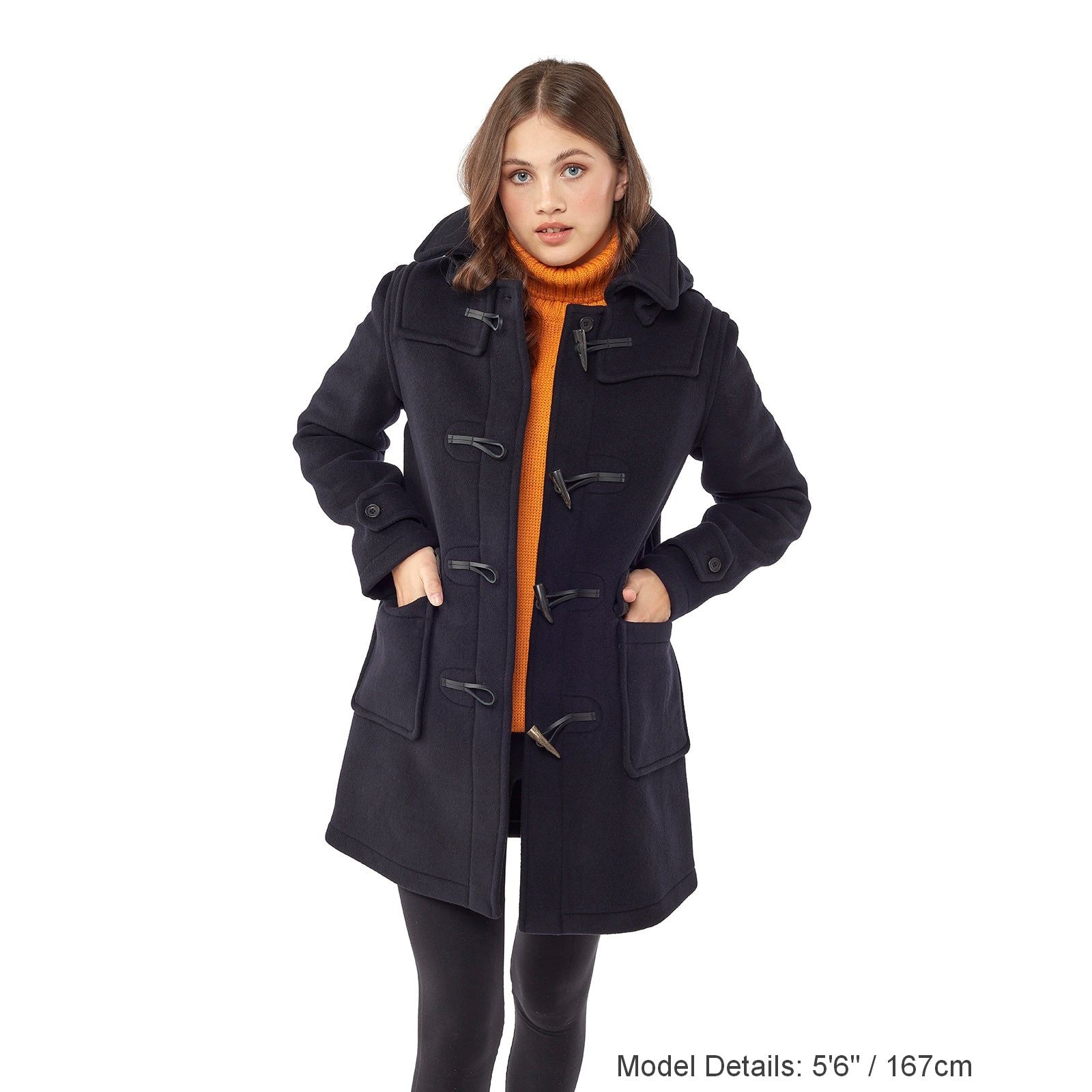 Ladies winter duffle coats online