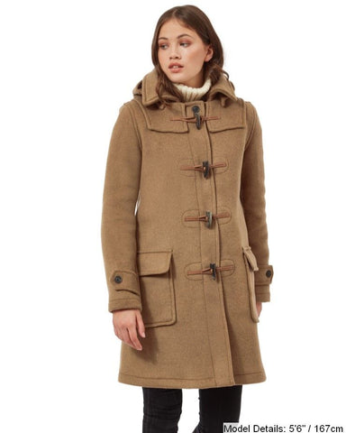 Women's London Classic Fit Duffle Coat - Camel