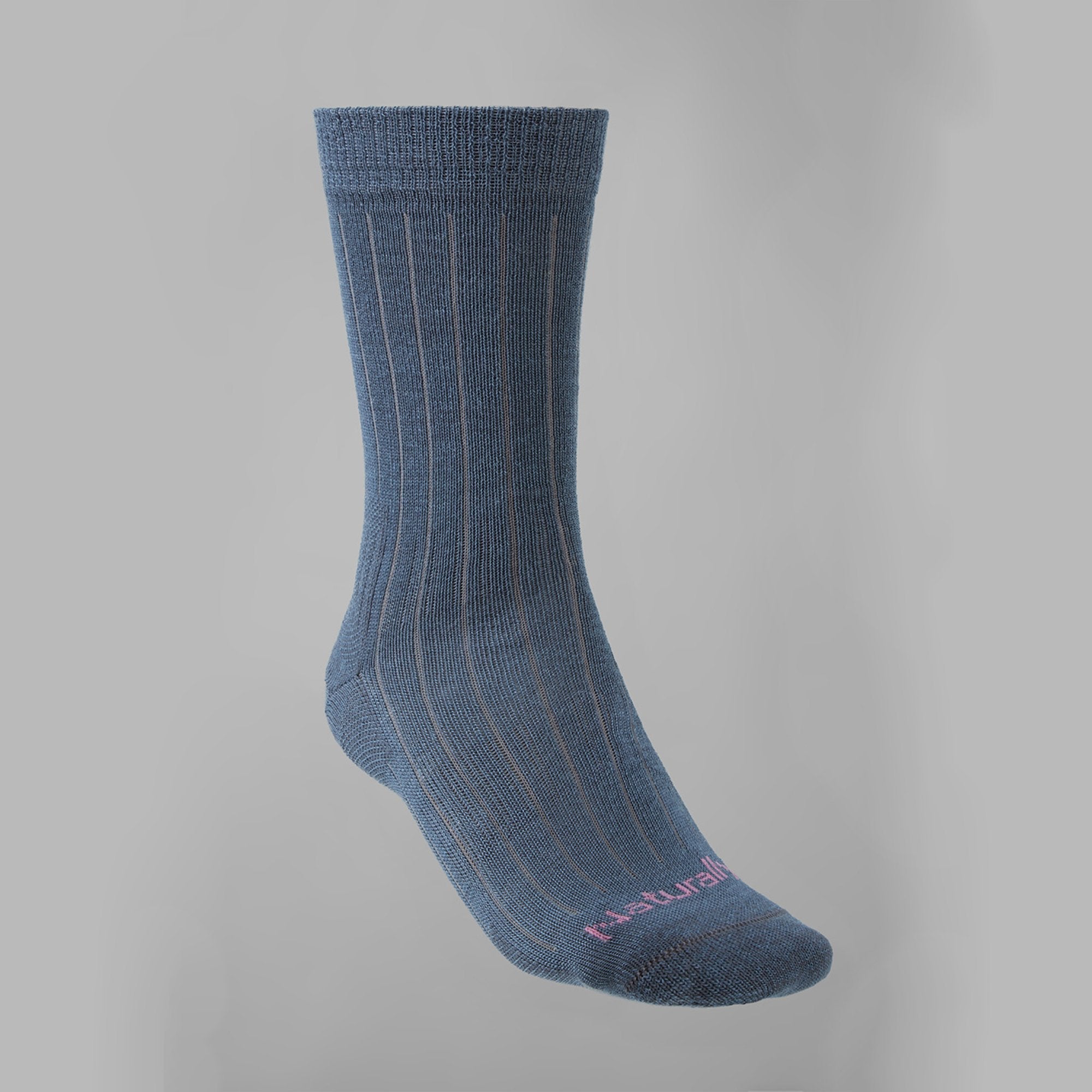 Mohair Blend Everyday Socks | Denim