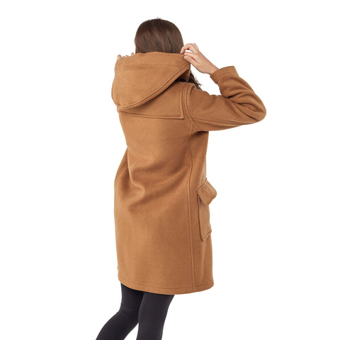 Women's Camel Original Classic Fit Duffle Coat with Wooden Toggles