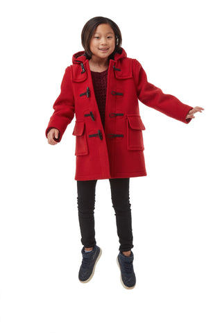 Red Children's Montgomery Duffle Coat 