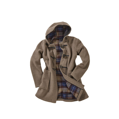 Women's Abberley Simple Fit Duffle Coat - Mushroom